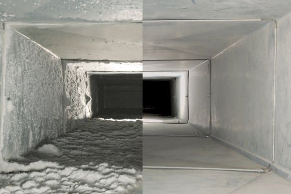 vent cleaning result